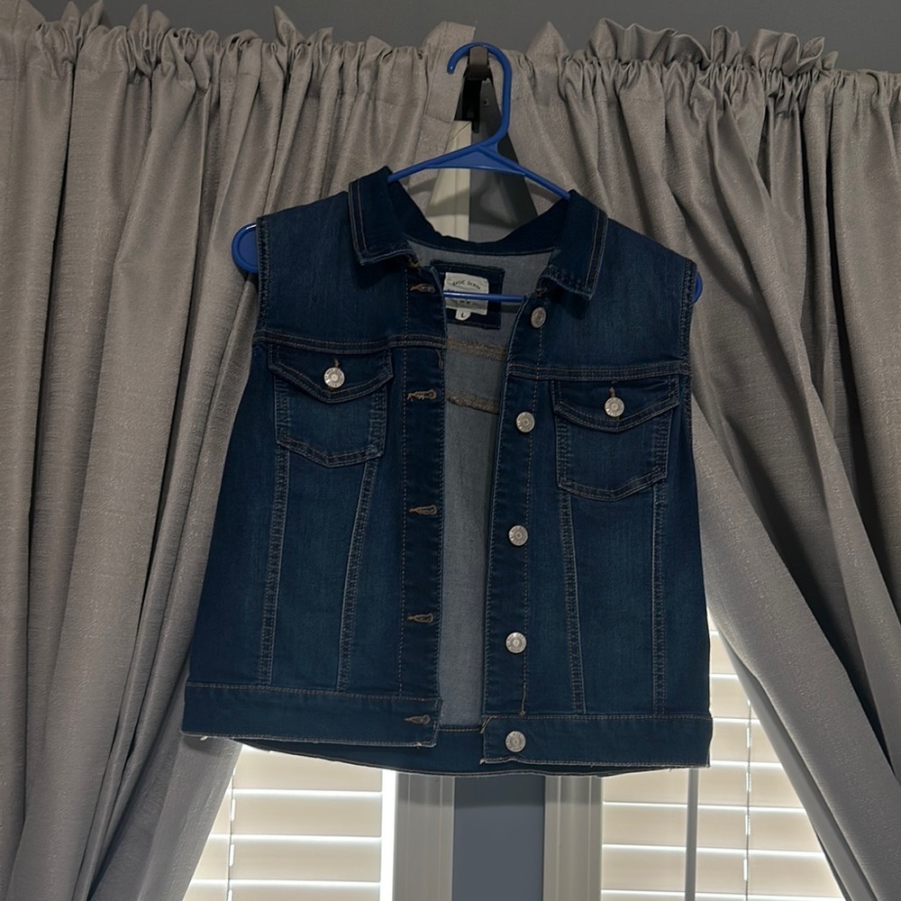 Wax Jean Indigo Denim Vest